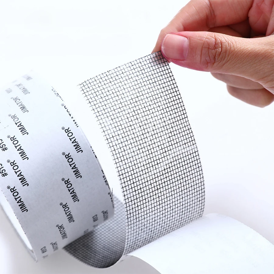 1 Rolle Bildschirm Fenster Reparatur Band Mesh Reparatur, 2 "x 78,7 Zoll Bildschirm Fenster Mesh Reparatur Kit, stark klebende Glasfaser Bildschirm Fenster Reparatur Kit, Bildschirm Fenster Reparatur