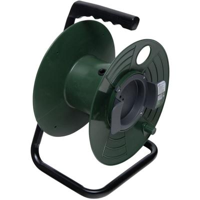 Leerer Kabelaufroller mit Metallbasis Image