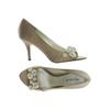 Menbur Damen Pumps, Gr. 41, beige, kein Etikett