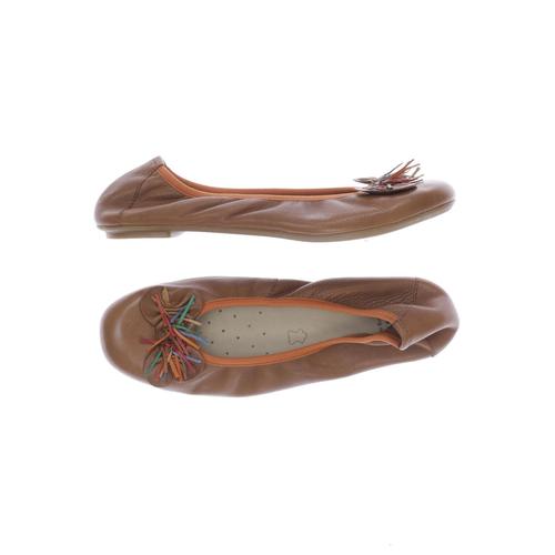 Caprice Damen Ballerinas, Gr. 38, braun, Leder