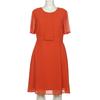 Anna Field Damen Kleid, Gr. 42, orange, Synthetik