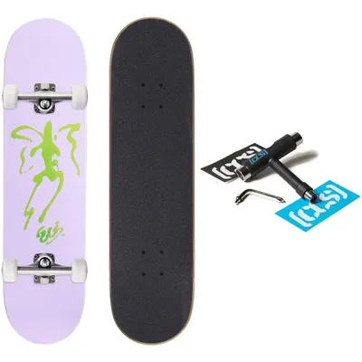 Skateboard Complete Maple Wood | Professional Grade Fully Assembled with Skate Tool & Stickers