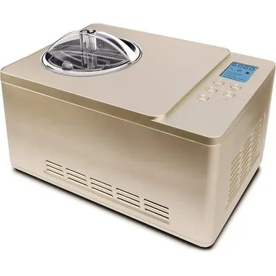 Whynter-Automatic Ice Cream Maker, Stainless Steel Bowl, Yogurt Function in Champagne Gold, 2 Quart