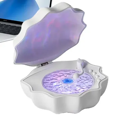 Shell Speaker Shower Speaker With Ambient Light Seashell Speaker Shell Speaker Music Player With