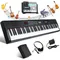 Bluetooth Full-Size Digital Piano Keyboard, 900 Tones Portable Electric Keyboard Piano