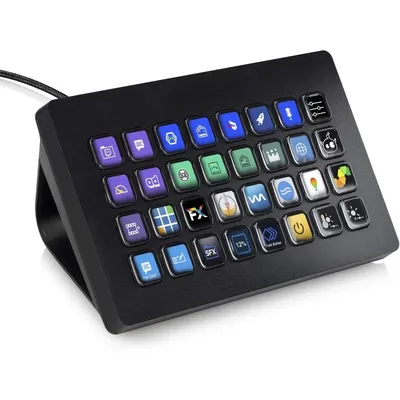 Advanced Studio Controller, 32 macro keys, trigger actions in apps and software like OBS, Twitch,