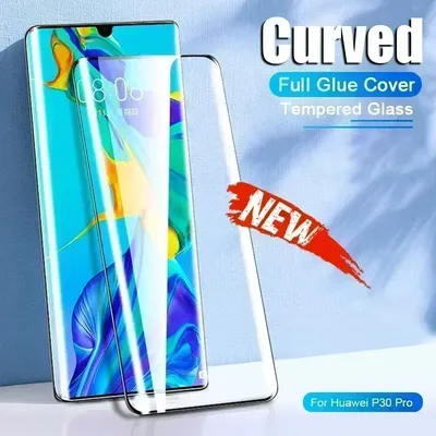 Full Cover Curved Tempered Glass For Huawei P30 P40 P50 Pro Plus Screen Protector P30 pro Film