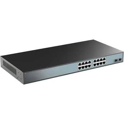 16 Port 2.5G Umanaged Ethernet Switch,16X 2.5GBASE-T Ports,2X 10G SFP, 120Gbps Switching