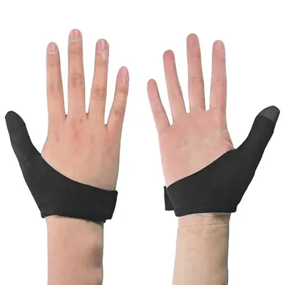 Bowling Finger Grip Protector Elastic Bowling Thumb Saver Protector Glove Adjustable Thumb