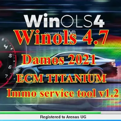 Winols 4.7 Full Activated Working on Windows10 7 No Need Vmware Multi-language +2021 Damos +ECM