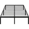 King Bed Frame 14 Inch High Heavy Duty Sturdy Metal Steel Slat Support Mattress Foundation King Size