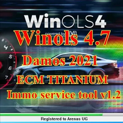 Winols 4.7 With Plugins software Auto Repair +ECU Titanium+ install video guide+ New Damos File 2021