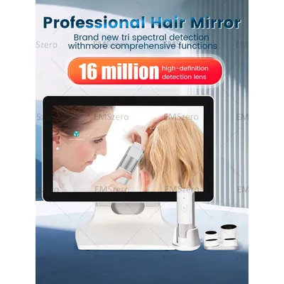 Professional AI Hair Scalp Machine Hair-And-Scalp-Analyzer-Machine 1600 Hd Digital Skin Analyzer