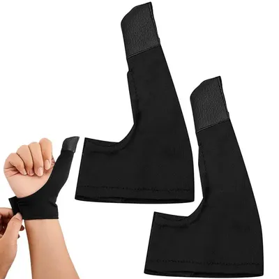 1 Pair Bowling Thumb Covers Bowling Thumb Saver For Finger Grip Protection Thumb Bowling Glove