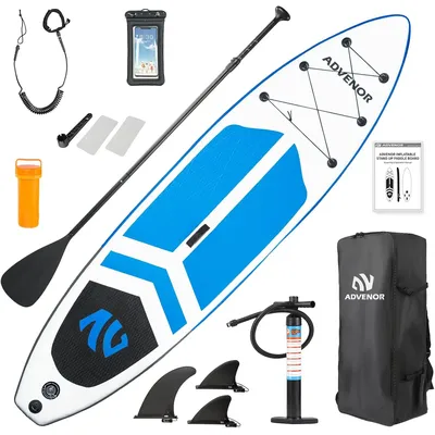 Paddle Board 11'x33 x6 Extra Wide Inflatable Stand Up Paddle Board with Hand Pump,Leash, Adjustable