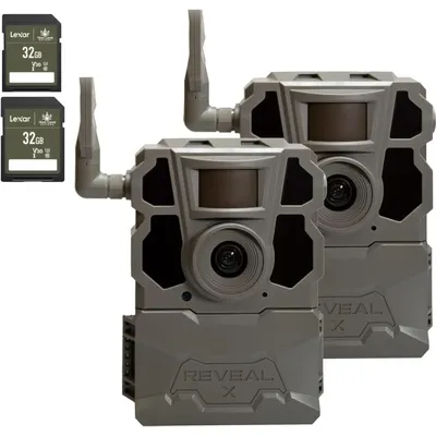 Gen 2.0 LTE Cellular Trail Camera (2 PK) + Two 32GB SD Cards