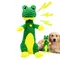 Puppy Squeaky Toys Frog Animal Dog Toys Adorable Pet Sound Toy Interactive Plush Chew Toys With