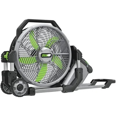 FN1800 18-Inch 5 Speed 20MPH Portable Misting Fan, Battery and Charger Not Included, Black