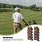 Golf Iron Covers Set Thick Golf Iron Head Covers Set Wine Glass Pattern PU Golf Head Covers Golf