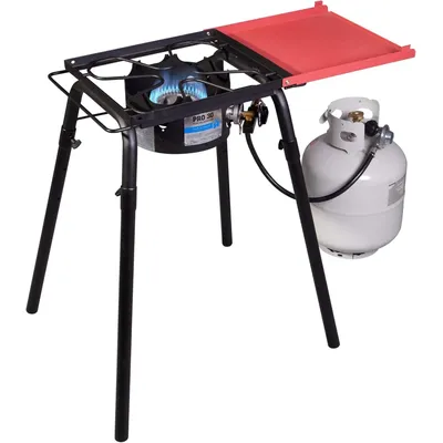 Single Stove - 1-Burner Camp Stove - Ultra Portable Gas Stove for Outdoor & Camping