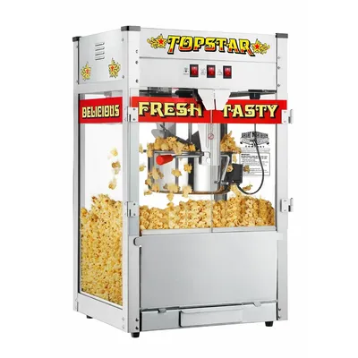 Popcorn Machine - 12oz Stainless-Steel Kettle, Reject Kernel Tray, Warming Light, and Accessories by