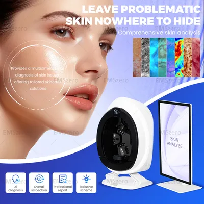 Remover for Woman3D Magic Mirror Skin Analyzer Facial Analysis Machine Facial Tester UV Analysis