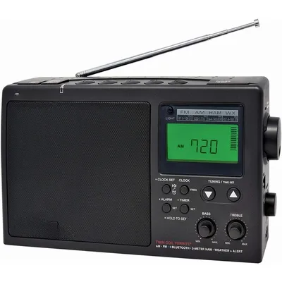 CCRadio 3 Long Range Reception AM, FM, NOAA Weather Plus Alert and 2-Meter Ham Band Portable Digital