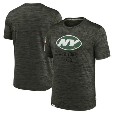 Olivgrünes Nike New York Jets Salute to Service Velocity Team-T-Shirt für Herren Image