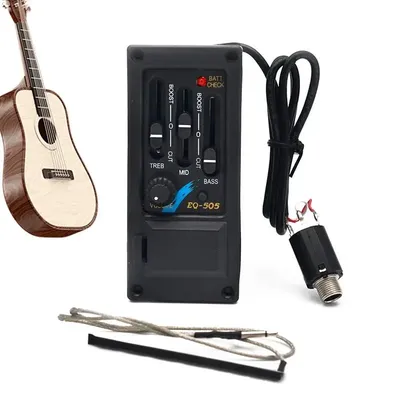 Folk Acoustic Guitar Pickup Amplifies Guitar Tone Guitar Pickups Guitar Equalizer Enhances Sound