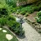 TEC106 Outdoor Floor 3-Tiered Pedestal Water Fountain and Birdbath, Pedestal Waterfall Fountain, 35", Green