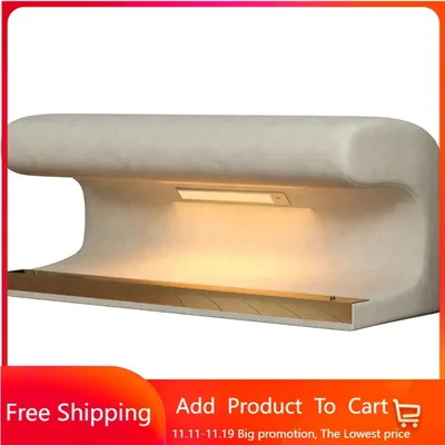 Sleek Minimalist Shoe Bench with Metal Legs, Leather, & Smart LED Lighting.Entryway Bench Leather