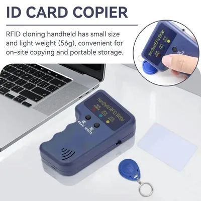 RFID Reader Writer ID RFID Card Duplicator Handheld Card Copier Home Appliances 125KHz ID Scanners