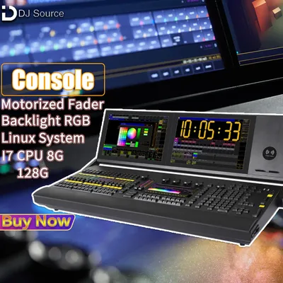 New Console Linux System Stage Lighitng Controller I7 CPU 8G 128G With RGB Backlight Motorized