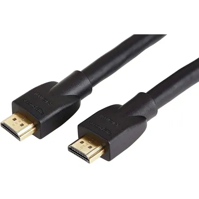 Basics High-Speed 4K Ultra HD HDMI 2.0 Cable/Cord, 25 feet, 1-Pack, Case of 12, 18 Gbps, 60 Hz,