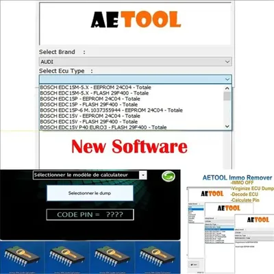 Latest Immo Eeprom Off Software AETOOL IMMO REMOVER V1.3 Virginize ECU Dump Decode ECU Calculate PIN