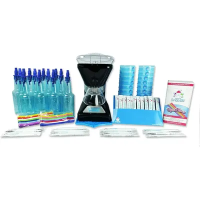 SNOWIE - Little Snowie Max Snow Cone Machine, Premium Shaved Ice Maker, Powder Sticks Syrup Mix,