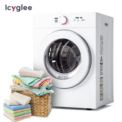 ICYGLEE Compact Dryer 1.8 cu. ft. Portable Clothes Dryers Four Function Small Dryer Machine Suitable