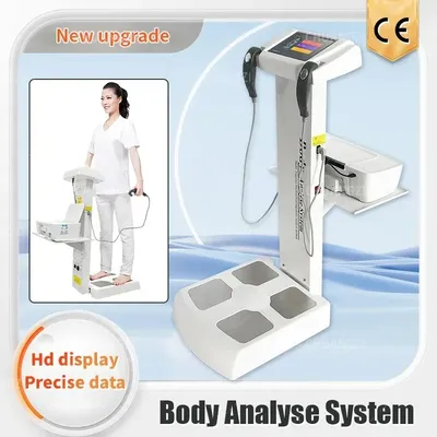 2025 Professional Intelligent Human Body Fat Scale Element Health Analyzer Machine Printer Body