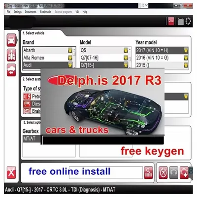 Para Delphi 2017 r3 Keygen activator, el más nuevo software 2017.r3 Keygen del-phis multidiag Key