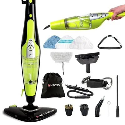 Steam Mop Hardwood Tile Upholstery Cleaner Grout Handheld All in One 5 in 1 Digital Control Powerful