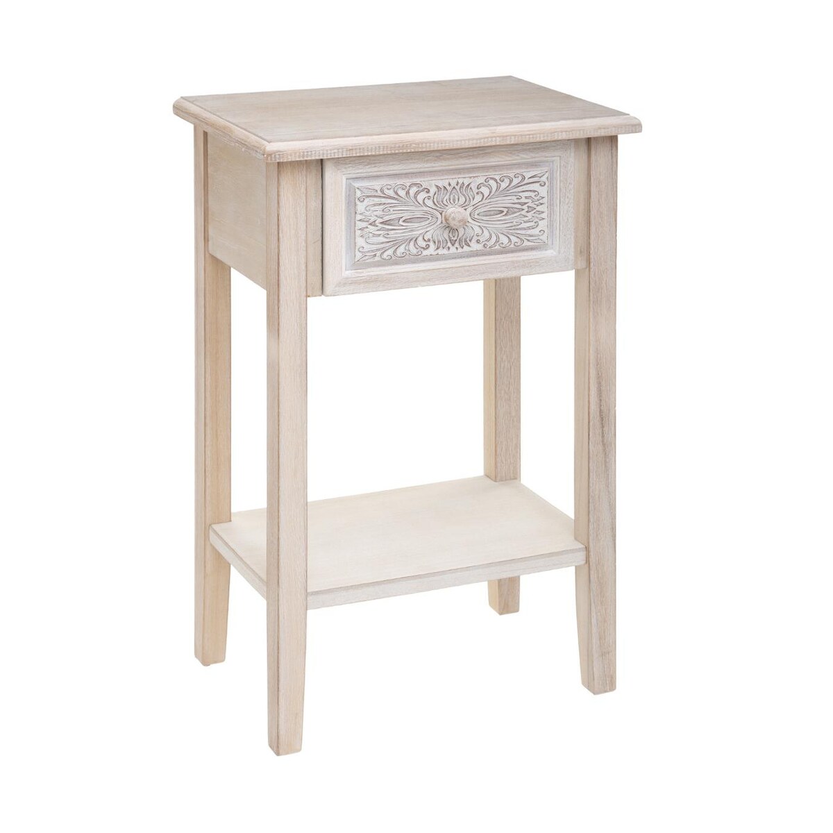 Atmosphera - Nachttisch 45x30x67,5 cm in Weiß Image