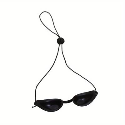 TEMU Tanning Goggles, Eye Protection Glasses With Adjustable Frame, No Fragrance, Perfect For Beach And Pool Use