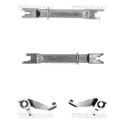 TRISCAN Nachsteller-Satz, Trommelbremse hinten rechts links für HONDA SUZUKI 8105 103015