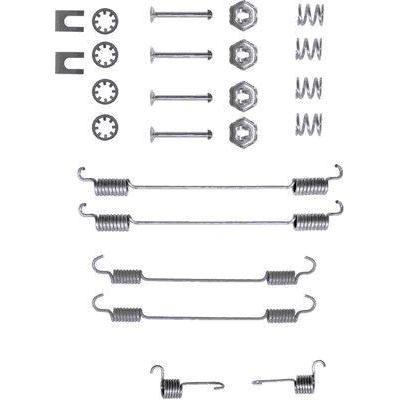 HELLA Zubehörsatz, Bremsbacken hinten rechts links für PEUGEOT CITROËN 430857 430859 8DZ 355 200-371