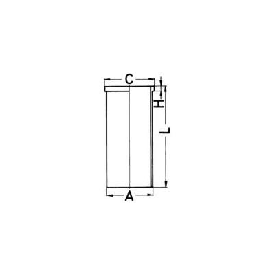 KOLBENSCHMIDT Zylinderlaufbuchse Universal 107,95mm für BEDFORD 7191818 88041190 Image