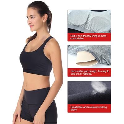 Sports Bra Full Coverage Sweat Absorbent Stretchable Comfortable