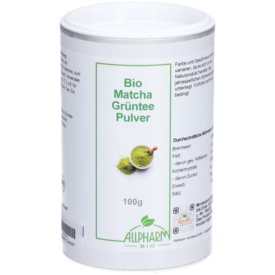BIO Matcha Grünteepulver Allpharm 100 g Pulver Image