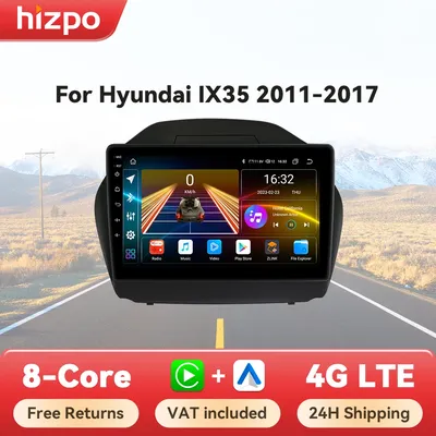 Hizpo 2 din android auto radio für hyundai tucson 2 ix35 2011-2017 carplay 4g auto multimedia gps 2din autoradio head unit ai