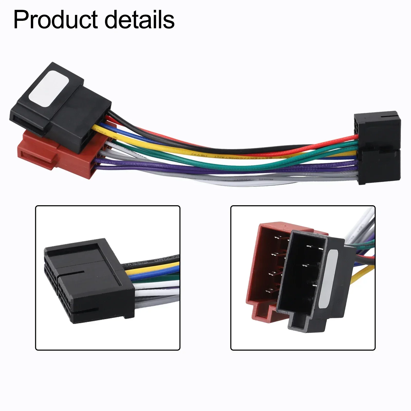 Auto Radio ISO Adapter 20pin Kabel Din Stecker Auto CD Schwanz Linie Stereo Radio Player Für Die Meisten Auto Radio Power kabel Ersatz Image
