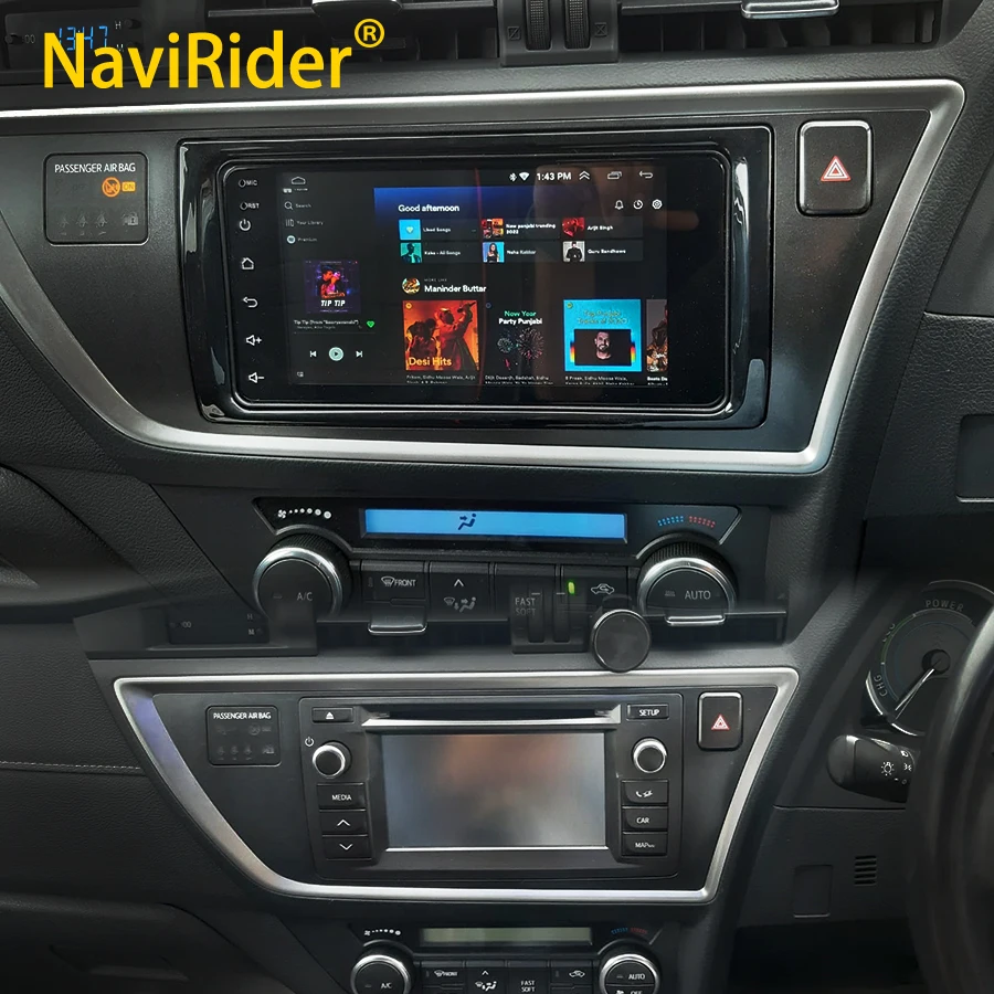 Schermo Android 14 IPS per TOYOTA AURIS 2013 2014 AUTO RADIO GPS 8GB RAM 128GB FLASH 8 Octa Core STEREO + DVR/WIFI + DSP + DAB + CARPLAY